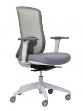 Elan Mesh back chair-Grey- with Arms.