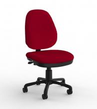 Evo high back office chair Breathe fabric Tomato Red