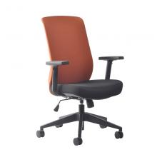 Gene high back office chair- Fabric - Orange