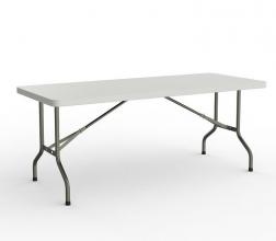 Life Folding Trestle Table 1800 White