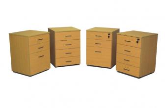 NZ Mobile drawer unit -3 and 4 drawers - Tawa