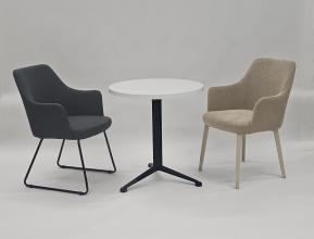 Olli Tub Chair setting with Table