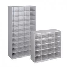 steel pigeonhole units- 20 & 40 hole -Silver Grey