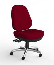 Plymouth heavy duty high back chair- Breathe Red