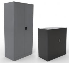 Proceed Cupboards- Grey 1800 H- Black 1000 H
