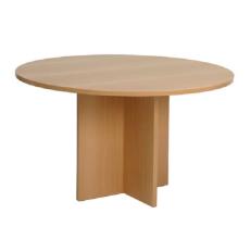 NZ made round meeting table- Tawa