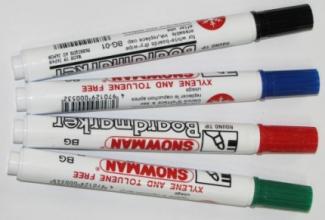 Snowman Whiteboard marker pens