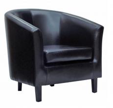 Della Tub Chair - Black