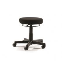 Task stool - Black fabric