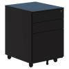 steel mobile drawer unit- Standard width-Black
