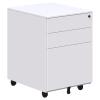 Steel mobile drawer unit - Standard width-White