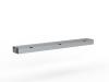 Agile Cable tray-double desk-twin channels- Silver