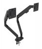 Agile Monitor Arm- Dual - Black