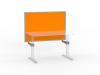 Studio screen and brackets for Agile electric desk- Bright Orange