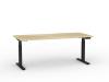 Agile 3 Sit to stand desk electric- Black frame- Atlantic Oak top