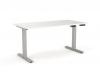 Agile Sit to stand desk electric 2 column- Silver frame