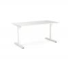 Agile desk fixed-height-White-frame
