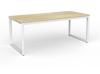 Anvil Desk 1800 White frame -Atlantic top front view 