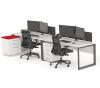 Anvil Desk Black- office Setting-