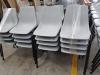 Aquarius beam pew seating- 4 Poly chairs- Grey