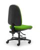 Alpha 2 lever office chair- Highback-back view Fiesta fabric Lime