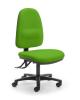 Alpha 2 lever office chair- Highback- Fiesta fabric Lime
