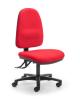 Alpha 2 lever office chair- Highback- Fiesta fabric Flame Red