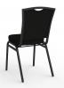 Banquet conference chair- Black frame- back view.