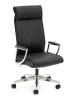 Bentley Highback executive chair with arms- black leather