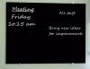 Magnetic colour glass writing board- Gloss Black