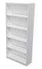 NZ Bookcase 1800 H-5 Tier shelving-White