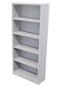NZ Bookcase 1800 H-5 Tier shelving-Silver Strata