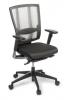 Cloud Ergo mesh high back executive office chair with arms and black base