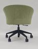 Clove castor Tub chair-Moss back view