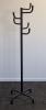 Coat Stand Tree top 6 hooks- Black