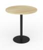 Cubit Polo bar leaner-round- Black- Atlantic Oak.