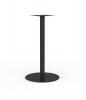 Cubit Polo bar leaner-round-base only Black.