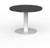 Cubit Polo coffee table- White base Black top.