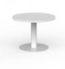 Cubit Polo coffee table- White base White top.