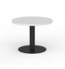 Cubit Polo coffee table- black base White top