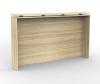 Cubit reception counter single front panel- back view- Atlantic