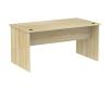 Cubit slab end Desk-1500 x 800-Atlantic Oak- front view.