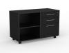 Caddy mobile with shelves and drawers - Black