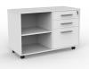 Caddy mobile with shelves and drawers - White