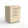 Cubit Mobile drawer 2 Box + One File- Nordic Maple