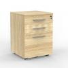 Cubit Mobile drawer - 2 box + one drop file Drawer - Atlantic Oak