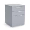Cubit mobile- 2 box + one file drawer- Silver