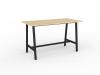 Cubit bar leaner table - black frame - Nordic Maple top