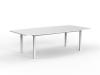 Cubit Board Table White Frame White Top
