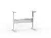 Cubit electric sit to stand Desk frame - rised to maximum -1200 mm- White